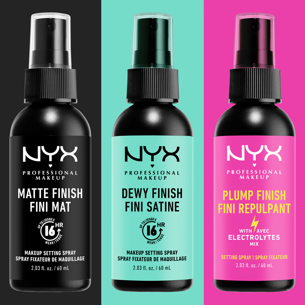 NYX Setting Spray: Matte, Dewy, Plump