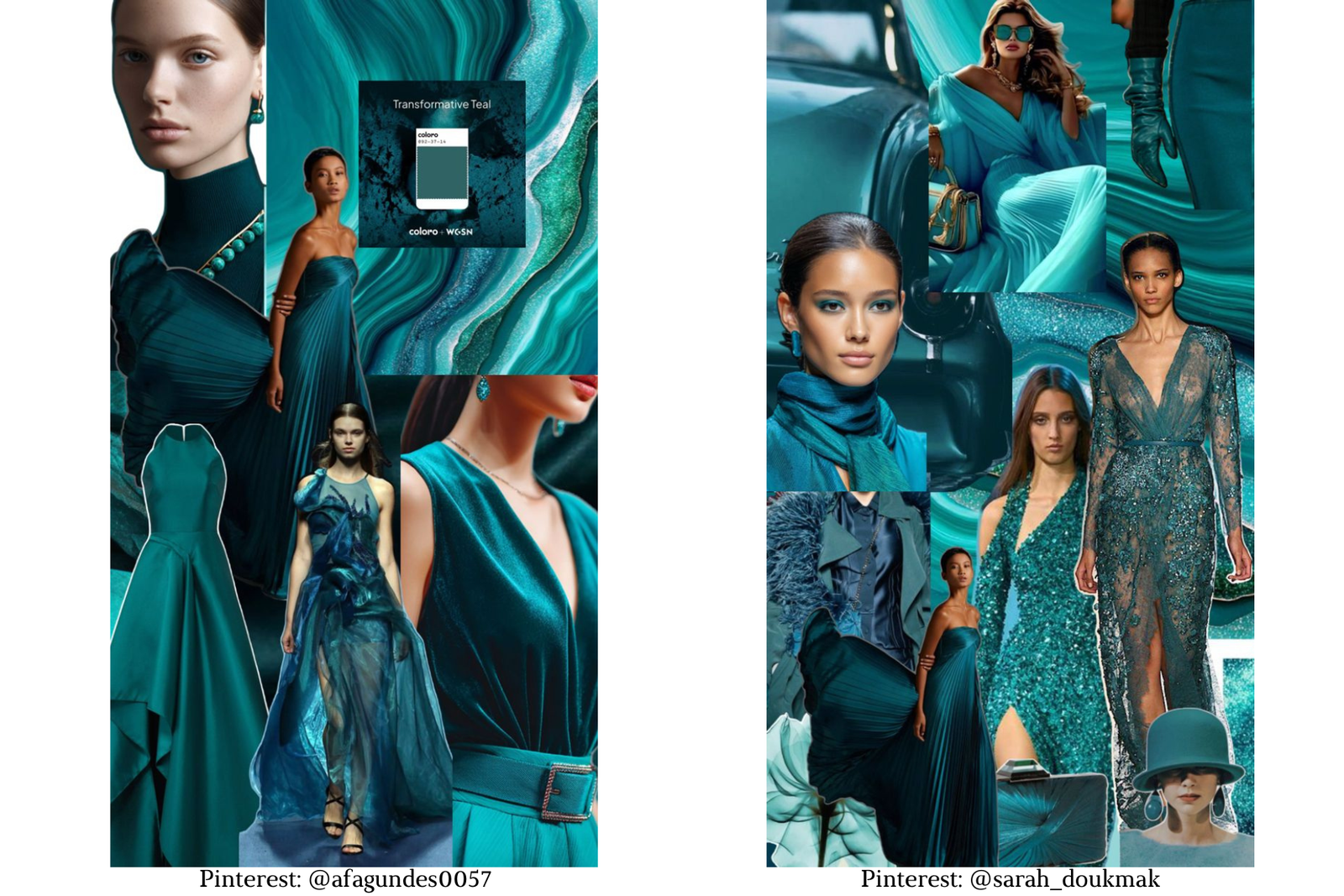 transformative teal colore 2026 per coloro e WGSN : IMMAGINI ISPIRAZIONALI 