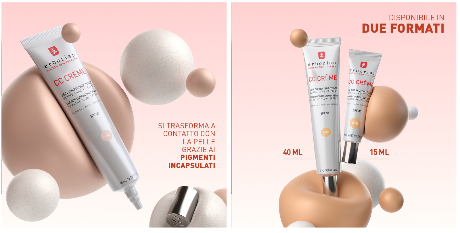 CC Cream Erborian a cosa serve? scheda informativa