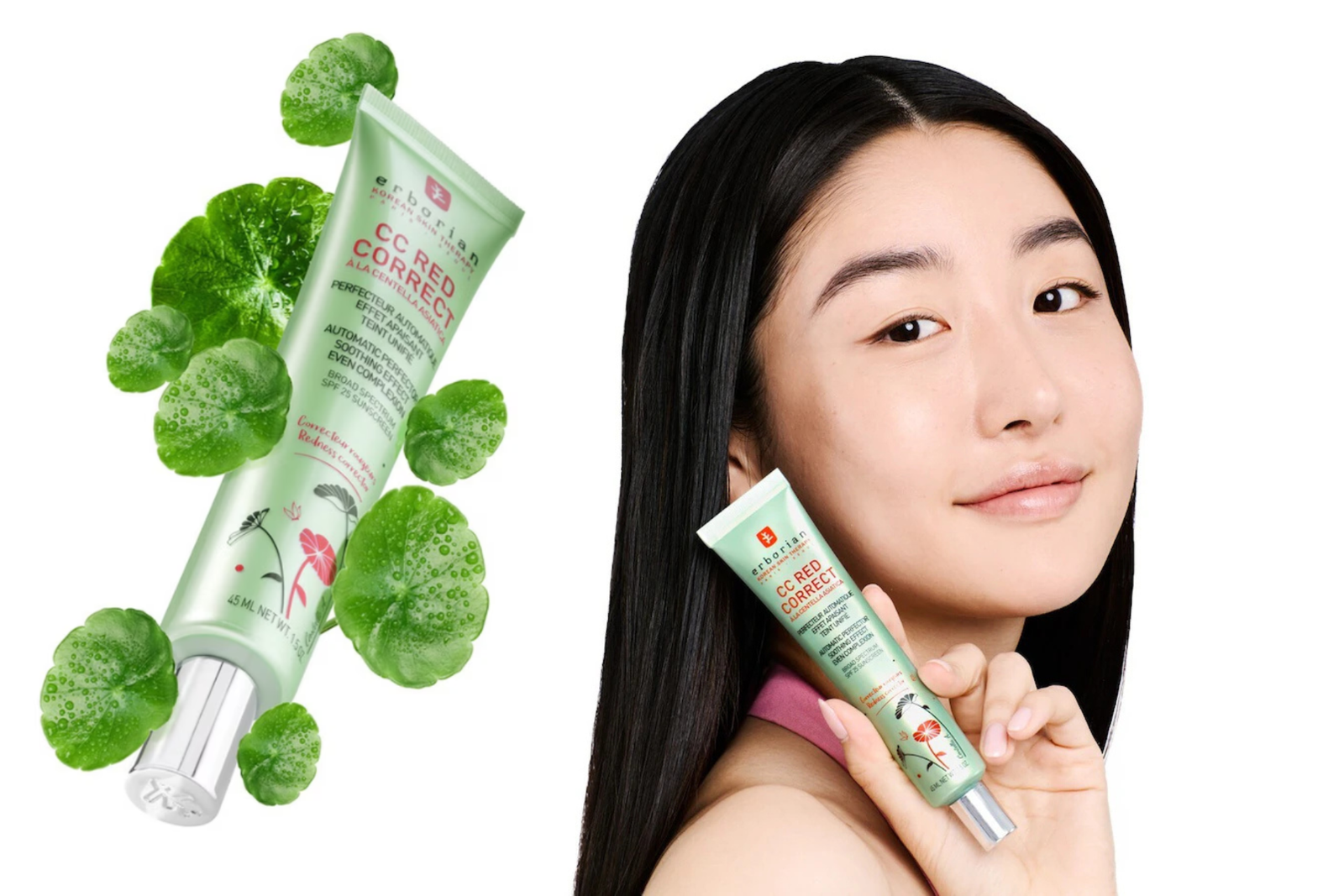 CC Crème Erborian a cosa serve ? la versione verde per correggere i rossori 