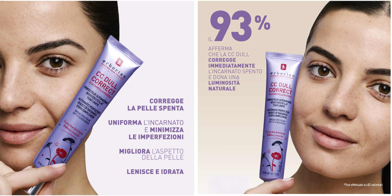 CC Crème Erborian a cosa serve ? la versione viola per correggere incarnati grigi 