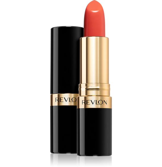 750 Kiss Me Coral di Revlon Linea Super Lustrous Lipstick- Rossetti rossi iconici