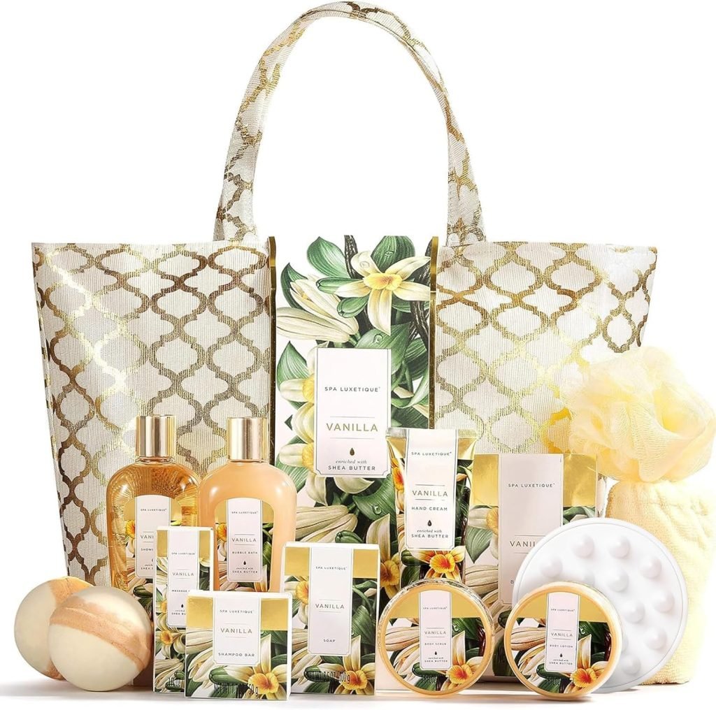 Spa Luxetique Set Bagnoschiuma Donna 15 Pezzi alla Vaniglia - regali di natale beauty per la mamma 
