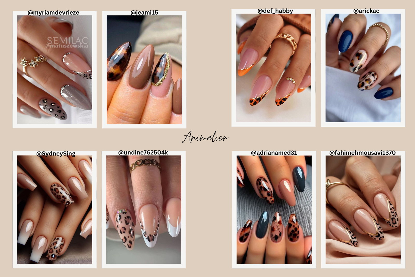 Come fare le unghie a novembre: idee e inspo particolari in fantasie animalier