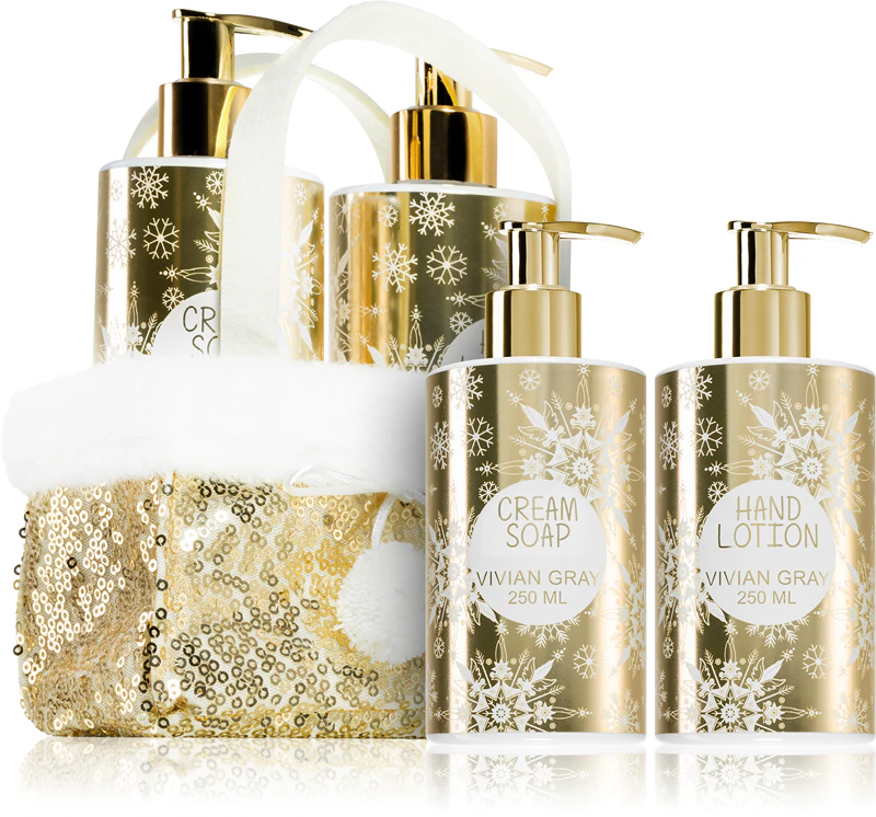 Vivian Gray Golden Glitters Vanilla & Patchouli- regali di natale beauty per la mamma