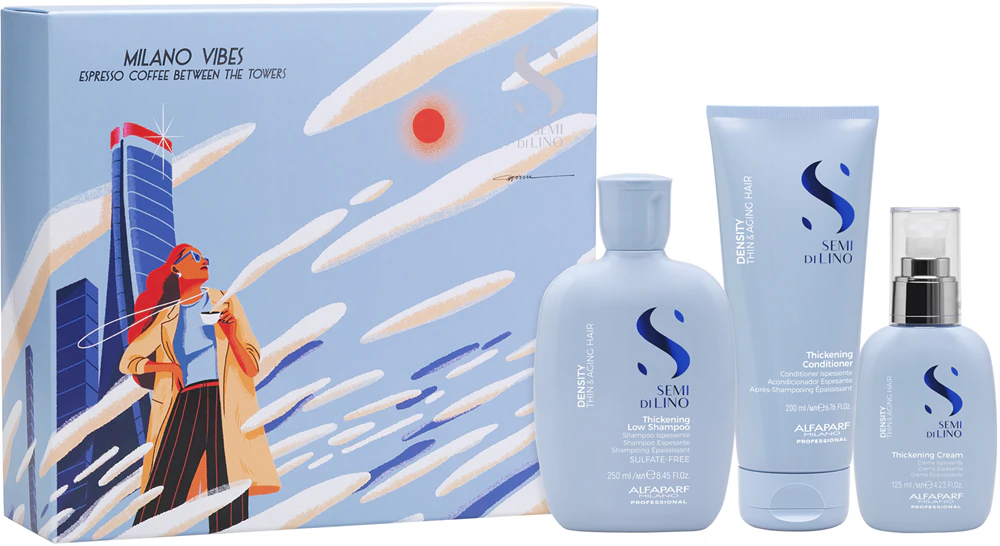 Alfaparf Milano Semi di Lino Density Holiday Kit- regali di natale beauty per la mamma