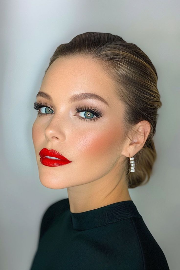 trucco makeup per tubino nero per capodanno 