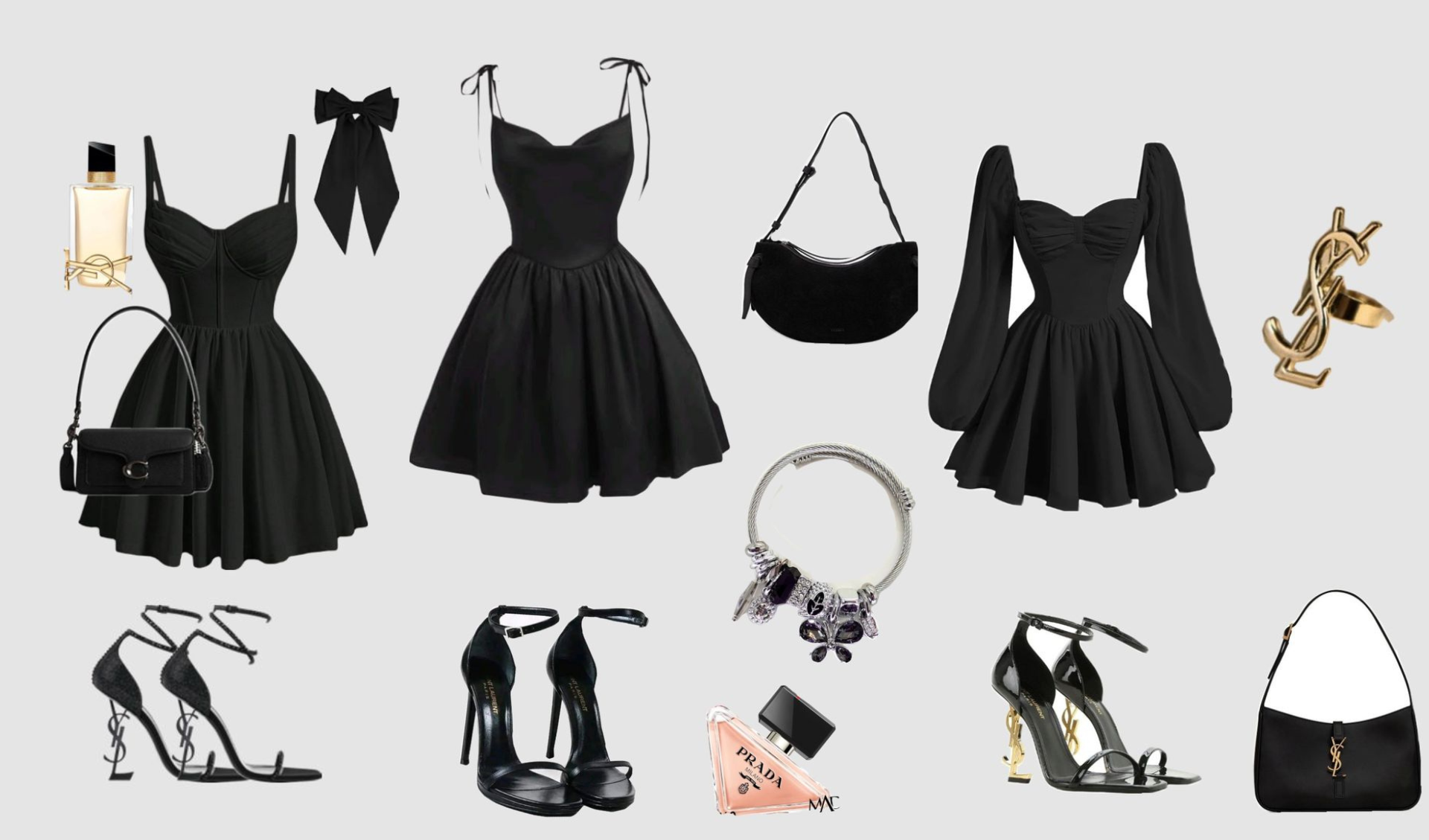 TUBINO NERO PER CAPODANNO : IDEE DI LOOK