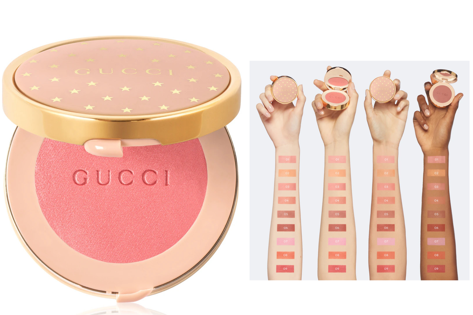 Makeup lussuoso per Natale BLUSH DI gUCCI 