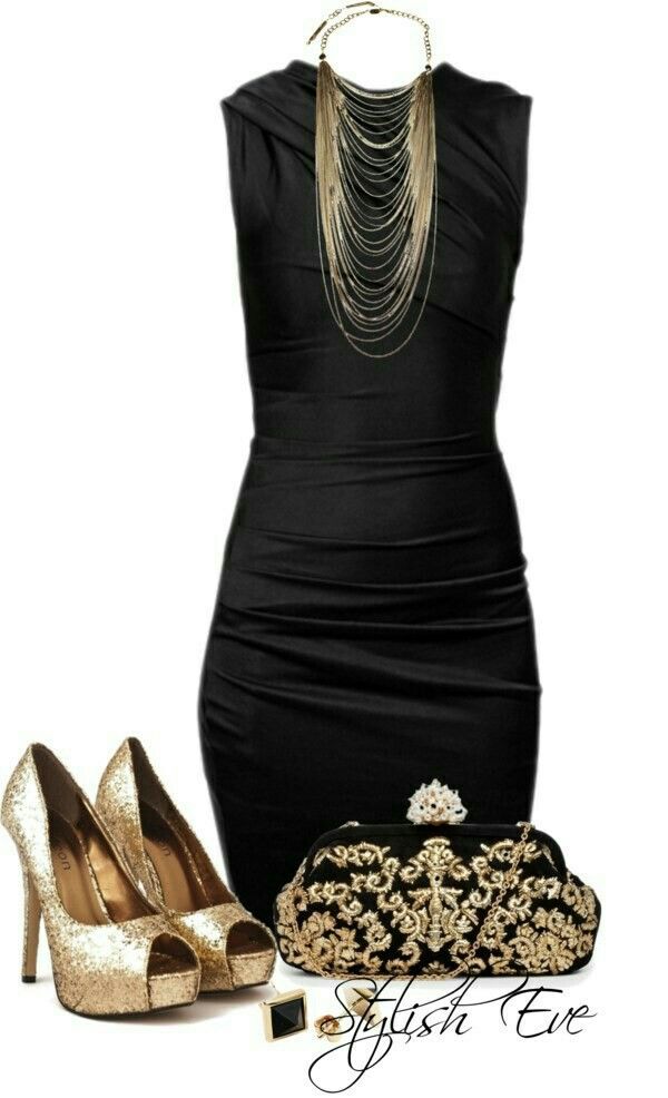 TUBINO NERO PER CAPODANNO : IDEE DI LOOK 