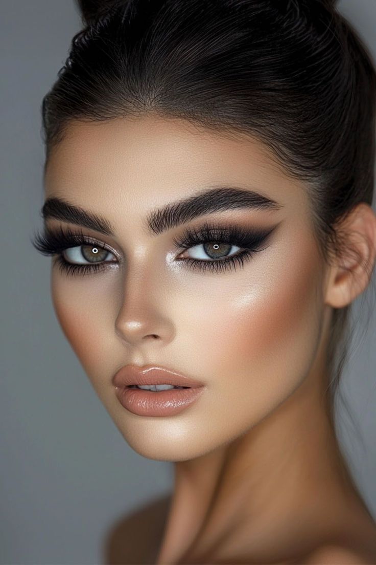 trucco makeup per tubino nero per capodanno