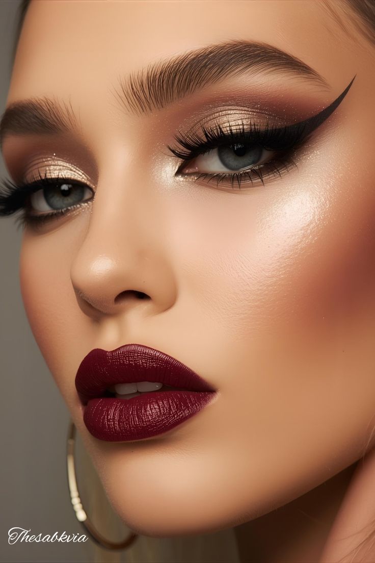 trucco makeup per tubino nero per capodanno