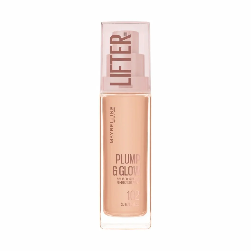 fondotinta economici per pelle matura Maybelline Lifter Plump & Glow –