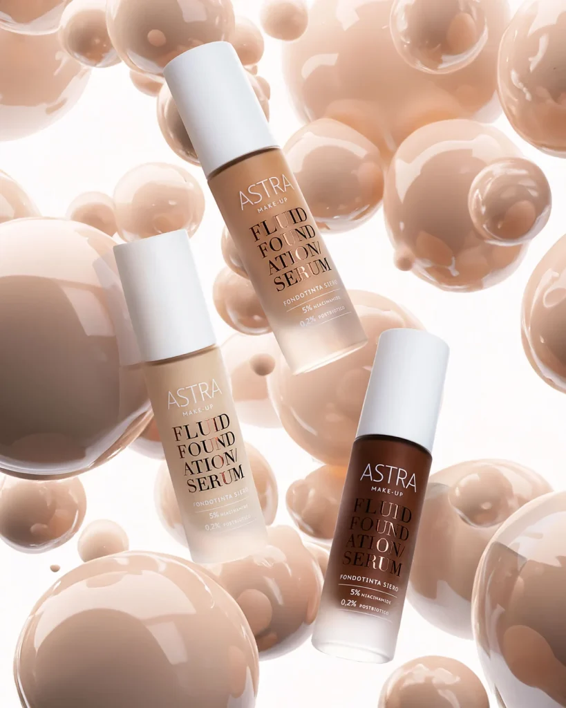 fondotinta economici per pelle matura Astra Fluid Foundation Serum