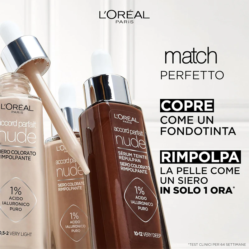 fondotinta economici per pelle matura L'Oréal Accord Parfait Nude
