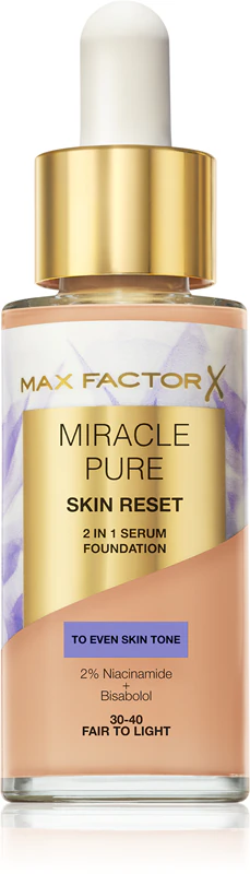 fondotinta economici per pelle matura Max Factor Miracle Pure Skin Reset