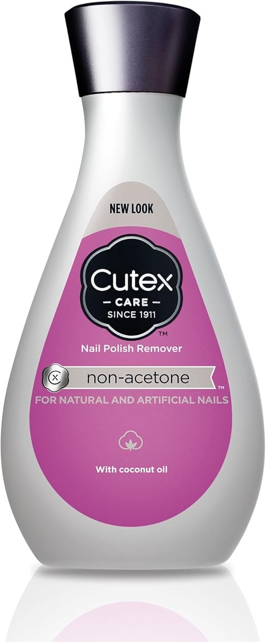 solvente unghie senza acetone di Cutex - concetto Come fare una perfetta manicure fai da te su unghie naturali