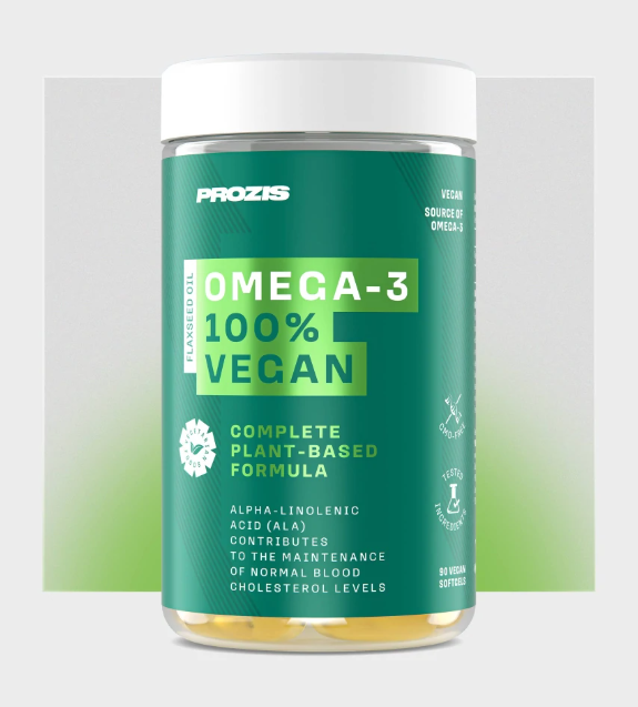 PROZIS Vegan Omega 3 - Flaxseed Oil 90 veg softgels - Omega 3 quando assumerli 