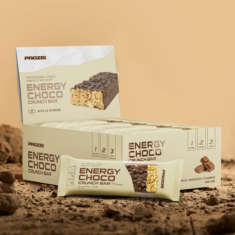 PROZIS Energy Choco BAR BARRETTE PER ALLENAMENTO CARDIO PER OVER 50