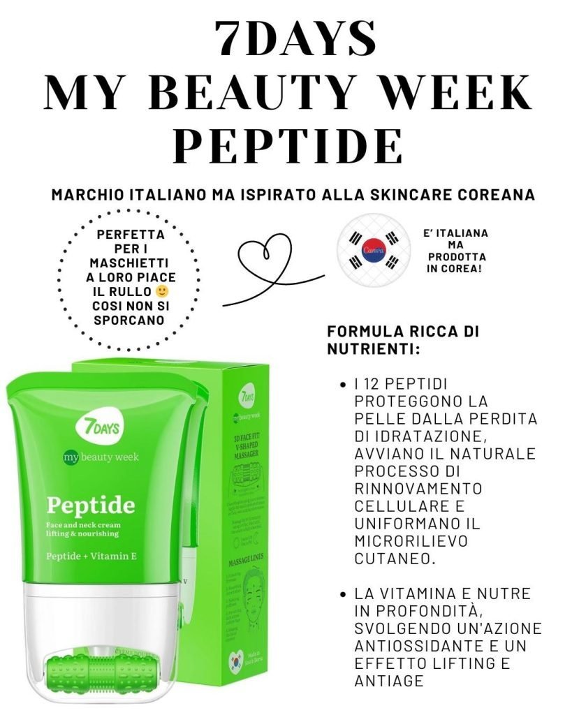 Migliori creme peptidi economiche- crema di 7 days