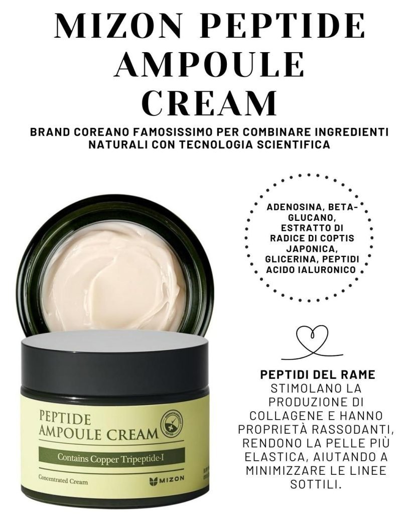 Migliori creme peptidi economiche- crema di mizon