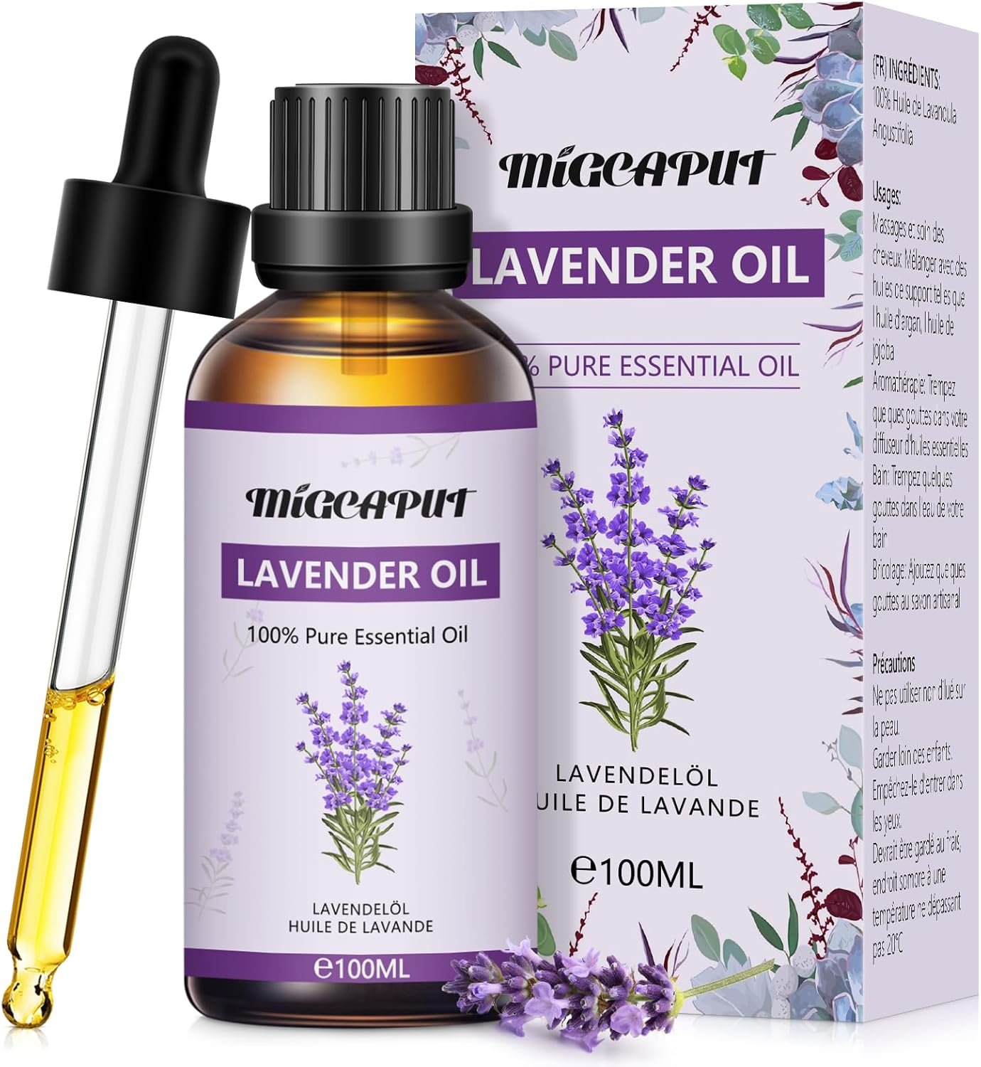 olio per fare hair oiling JARMOR Olio essenziale di lavanda