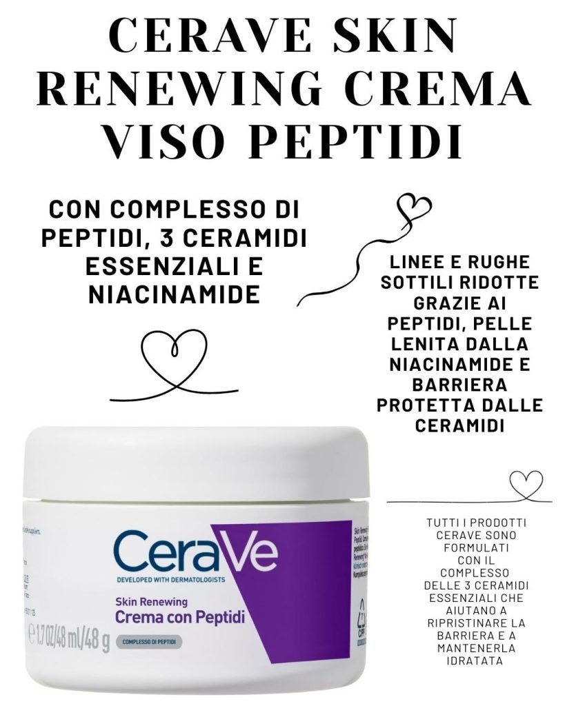 Migliori creme peptidi economiche- crema di cerave