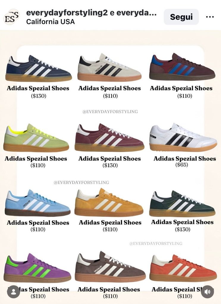 SNEAKER PRIMAVERA 2026 facili da abbinare ADIDAS SPEZIAL 