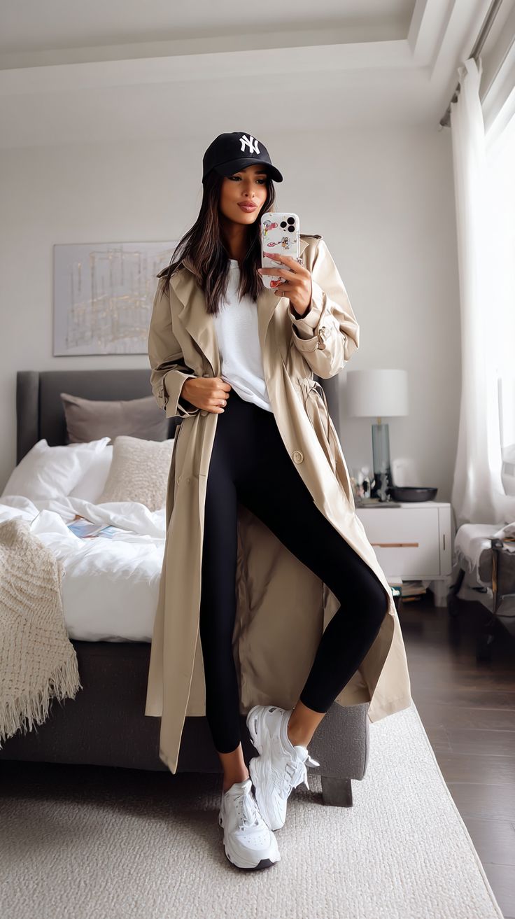come indossare i leggings fuori dalla palestra idea di outfit indossata da ragazza cool