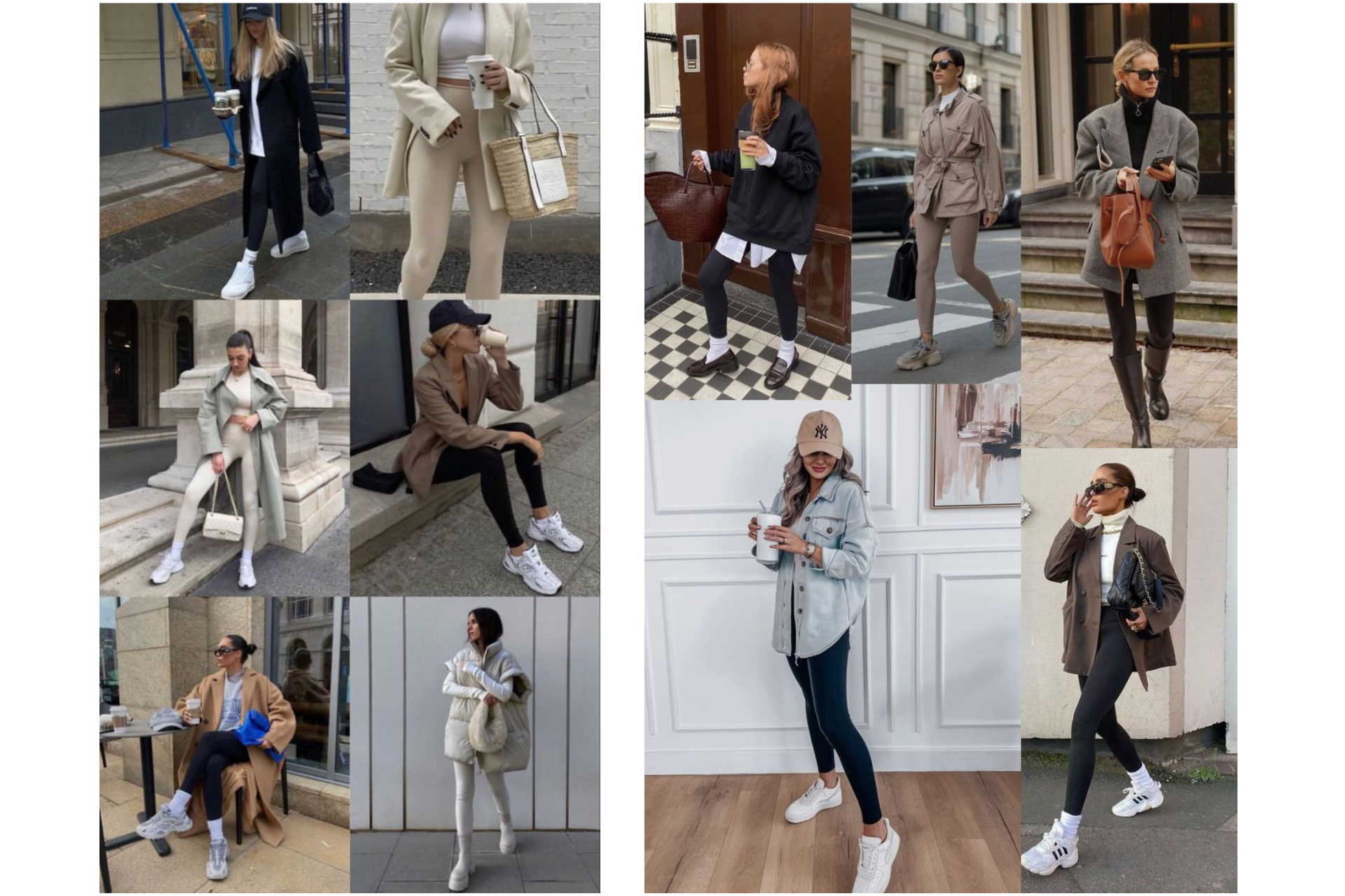 come indossare i leggings fuori dalla palestra idea di outfit indossata da ragazza cool