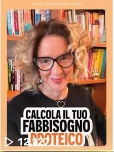 anteprima di video tik tok in cui dottoressa parla di quante proteine al giorno dopo i 50 anni