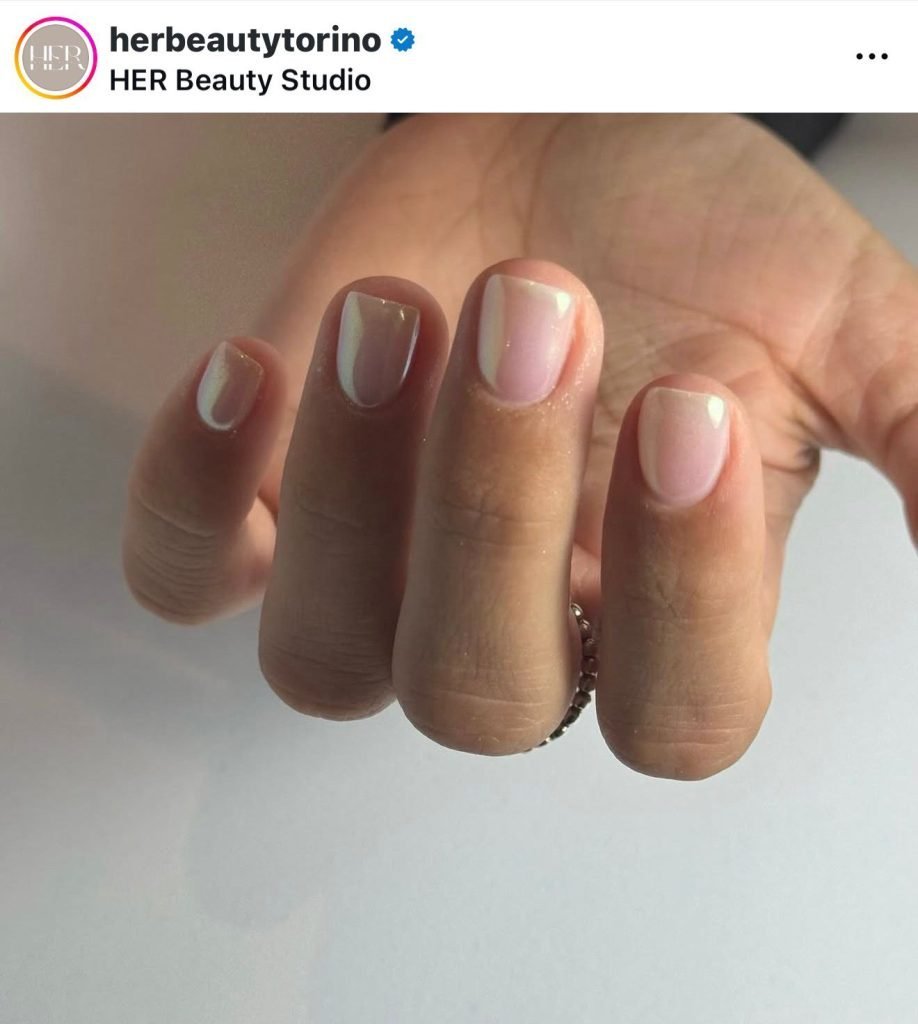Unghie corte primavera 2026 glazed nails 