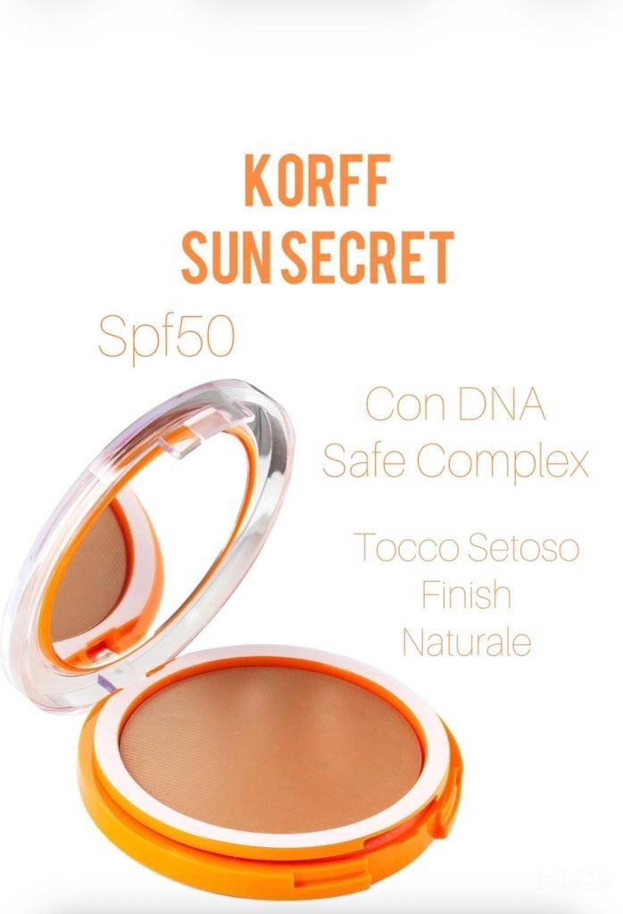 fondotinta economici con SPF 50 korff sun secret