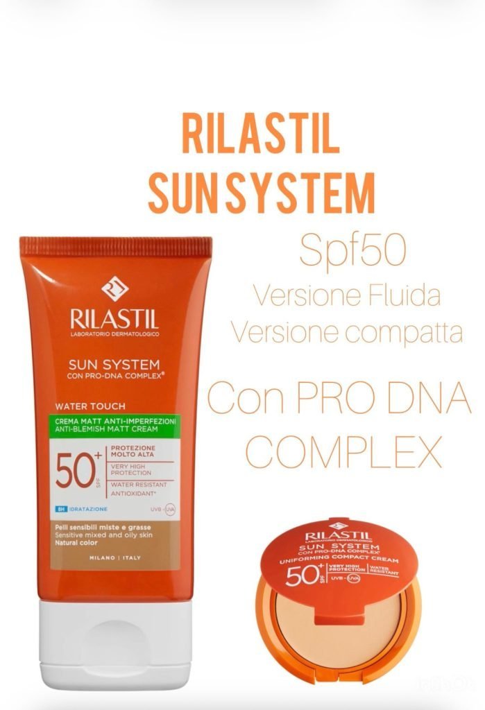 fondotinta economici con SPF 50 rilastil sun system