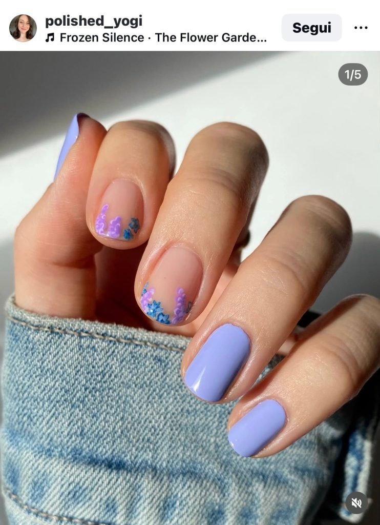 Unghie corte primavera 2026 nail art minimal 