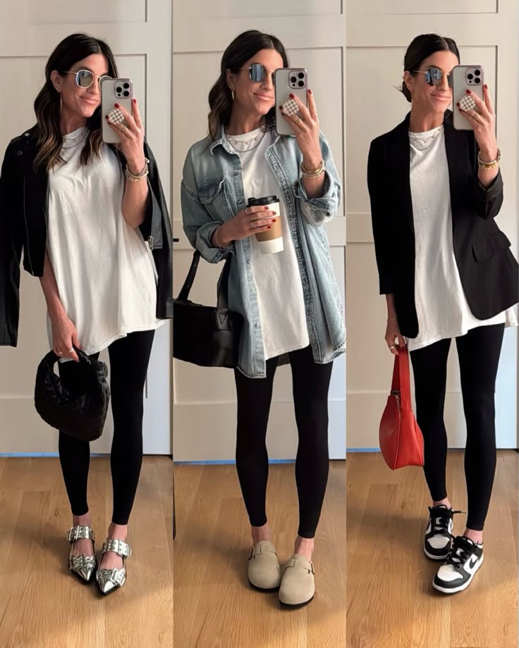 come indossare i leggings fuori dalla palestra idea di outfit indossata da ragazza cool