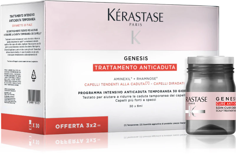 trattamento kerastase anticaduta con aminexil per infoltire i capelli in menopausa