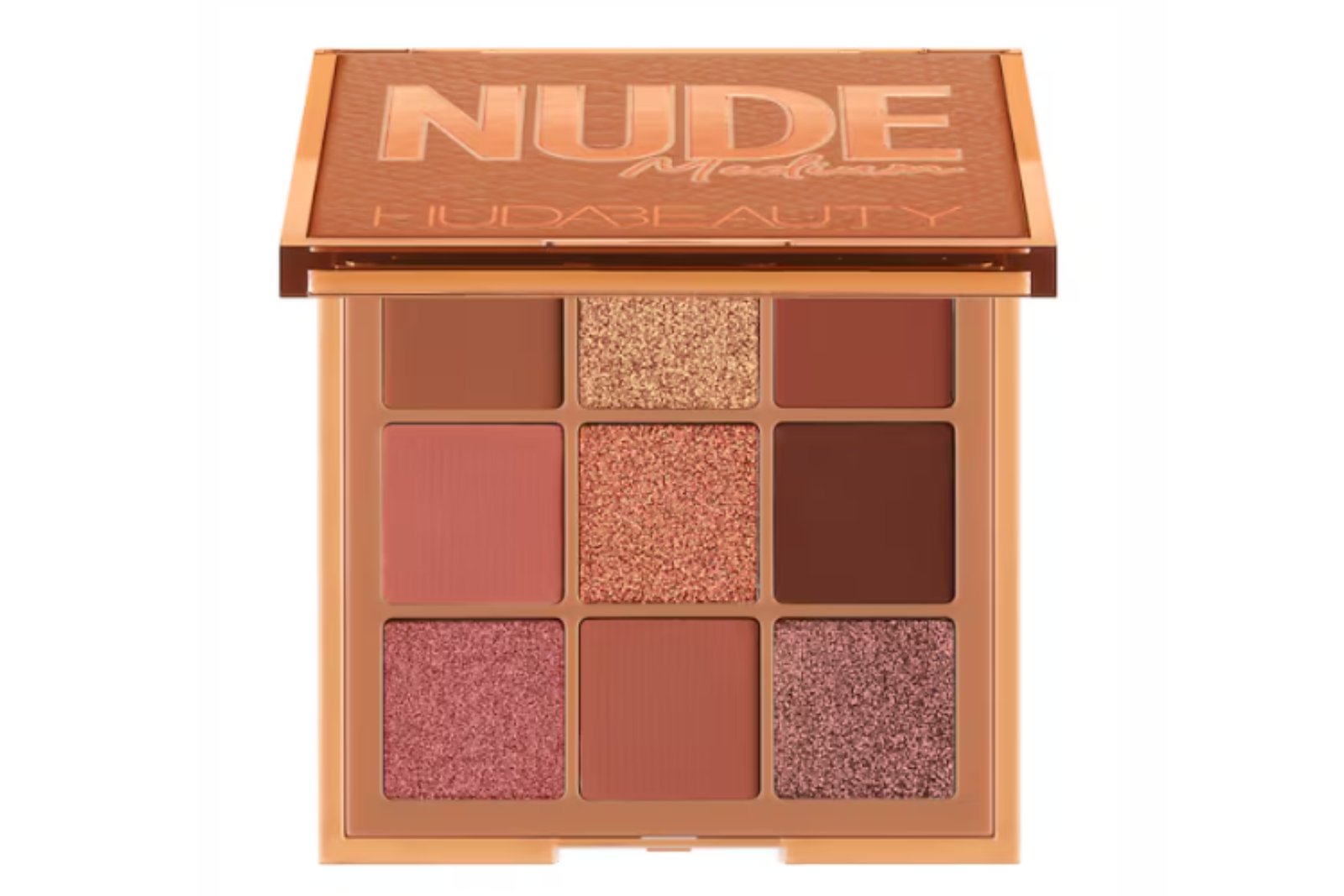 palette occhi colori naturali HUDA BEAUTY – Nude Obsessions Medium Palette
