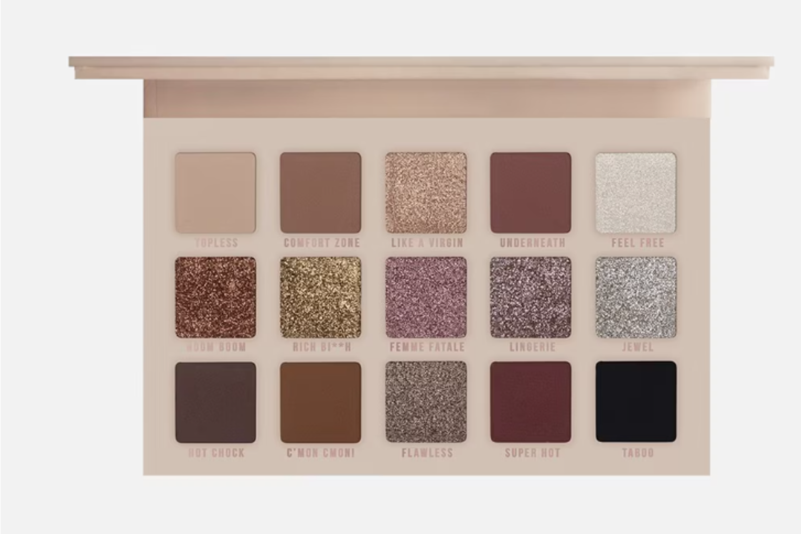 palette occhi colori naturali MULAC – In My Birthday Suit Palette