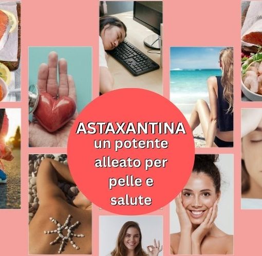 ASTAXANTINA A COSA SERVE - IMMAGINE DELLA CATENA CHIMICA E DELLA PELLE