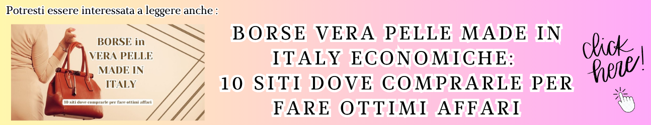 guida alle migliori borse economiche in pelle made in italy 