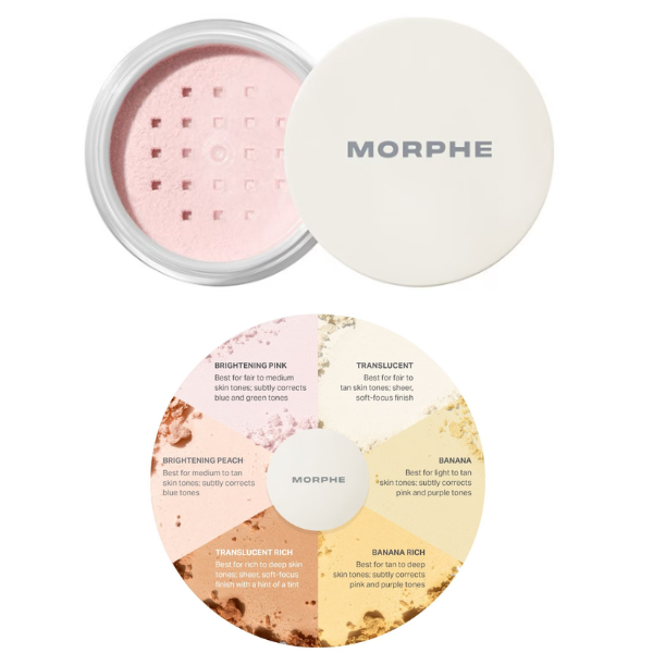 cipria pelle matura morphe Jumbo Bake & Set Soft Focus Setting Powder