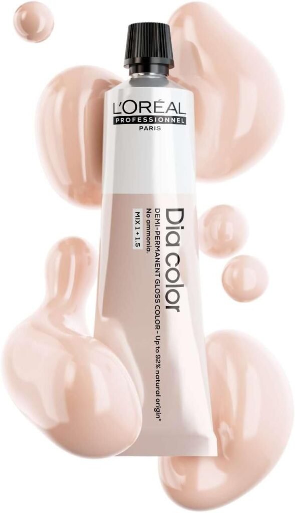 CONCETTO DI coprire i capelli bianchi con la tinta demi permanente - TINTA L'OREAL DIA COLOR