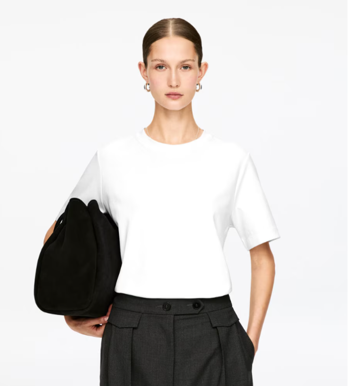 tshirt bianca perfetta ARKET CONSTRUCTED T-SHIRT