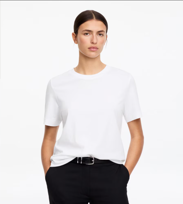tshirt bianca perfetta ARKET SIGNATURE SHORT SLEEVE T-SHIRT