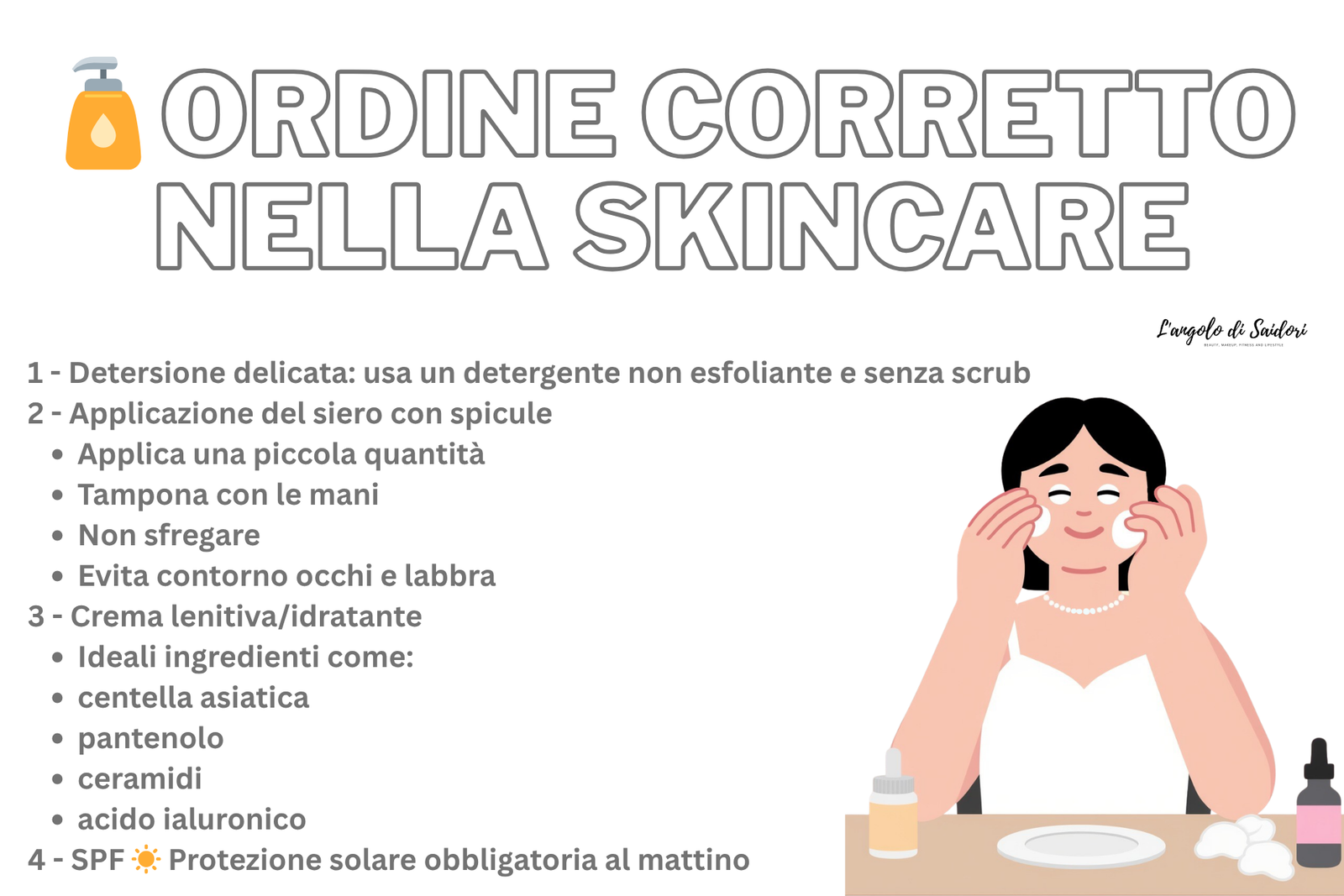 INFO GRAFICHE SULL'USO DEL MICRONEEDLING LIQUIDO CON SIERI VISO CON MICROAGHI 