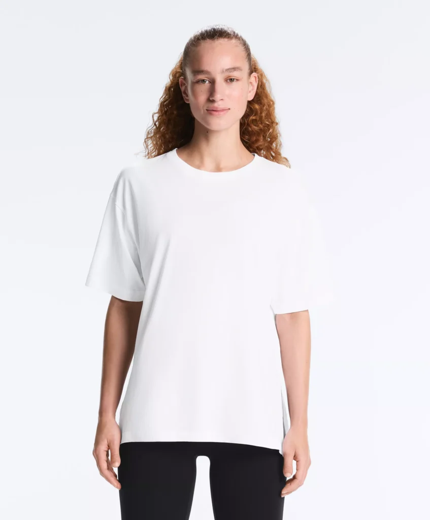 oysho tshirt bianca perfetta a manica corta lunga misto cotone