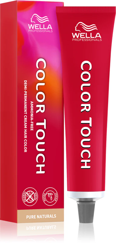 CONCETTO DI coprire i capelli bianchi con la tinta demi permanente - TINTA WELLA COLOR TOUCH