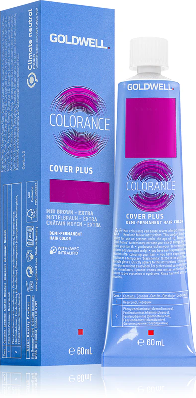 CONCETTO DI coprire i capelli bianchi con la tinta demi permanente - GOLDWELL COLORANCE COVER PLUS