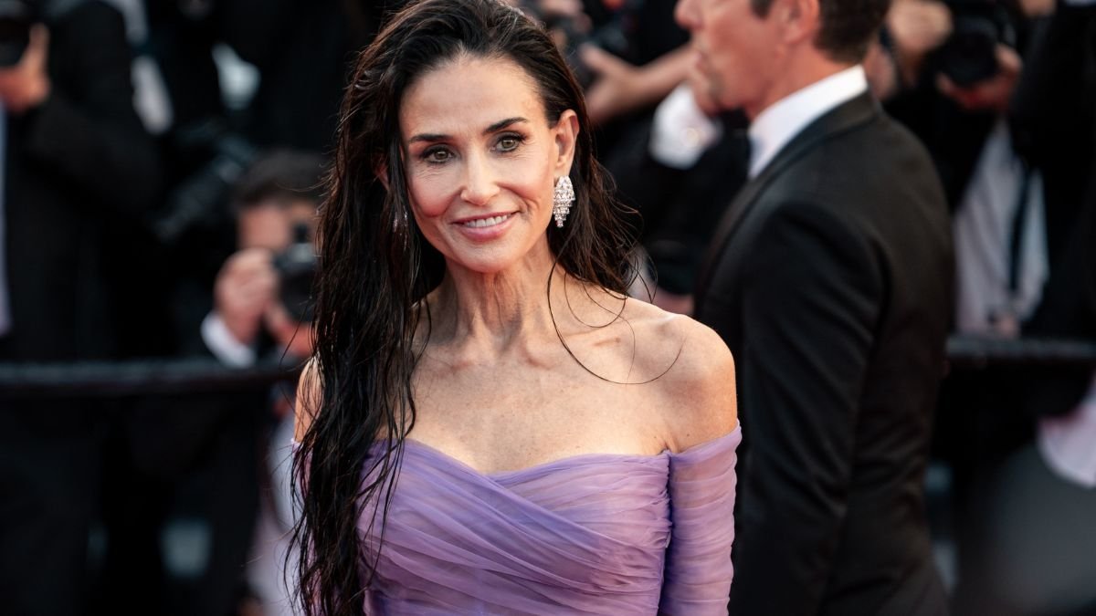 abiti di Demi Moore a Cannes 2026: primo piano del look gucci della seconda serata 